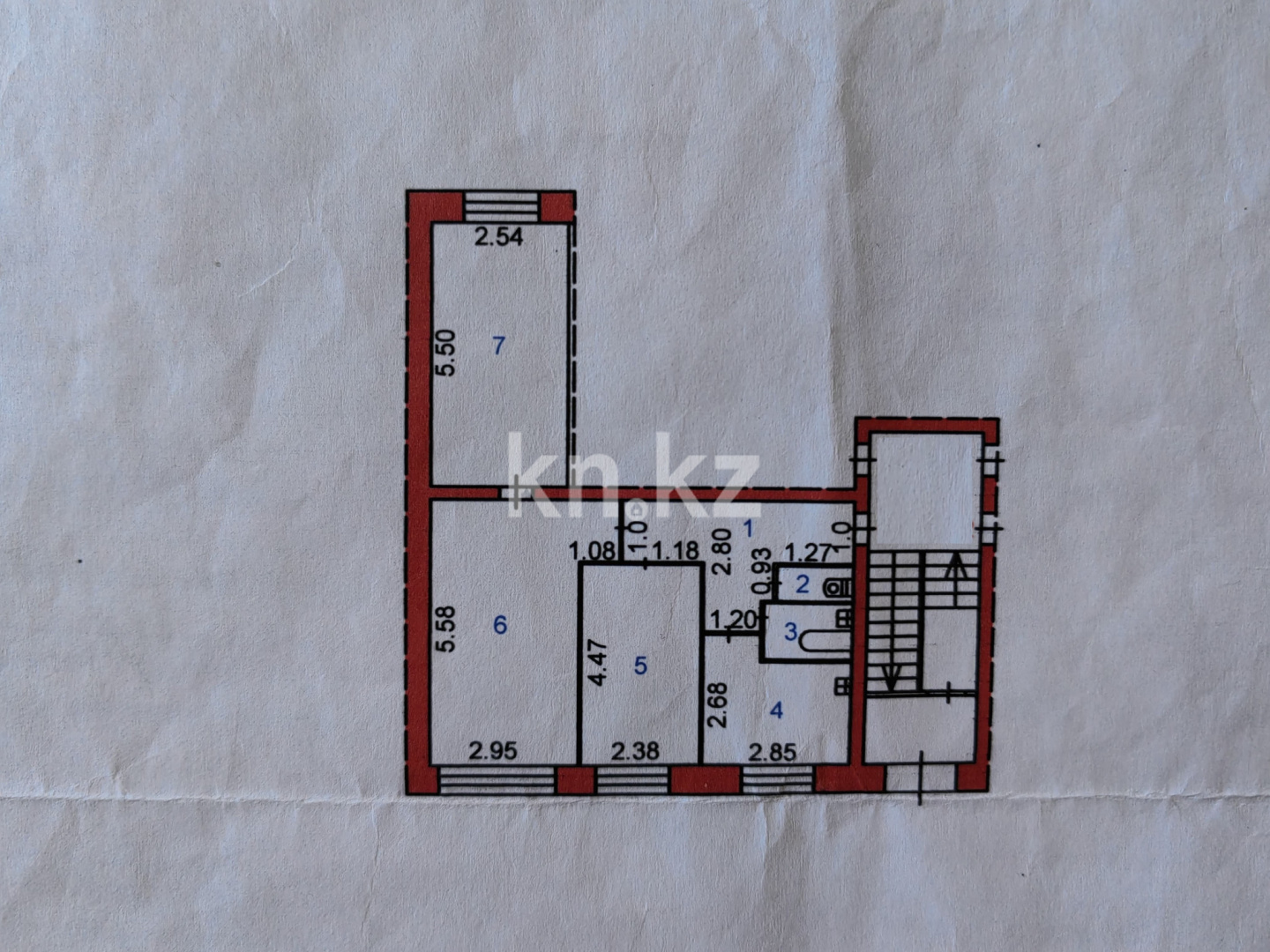 Продажа 3-комнатной квартиры, 59 м², ул. Осевая, дом  5 - Продажа  трехкомнатных квартир в Караганде с фото фото 32 из 32