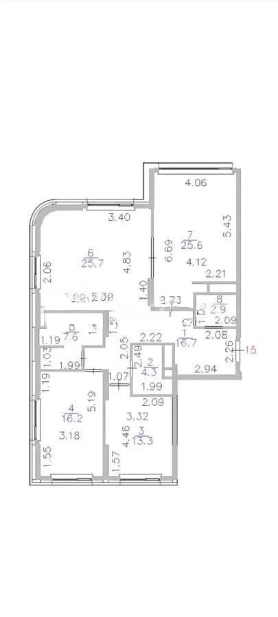 Продажа 3-комнатной квартиры, 112.3 м² в Астане - фото 9