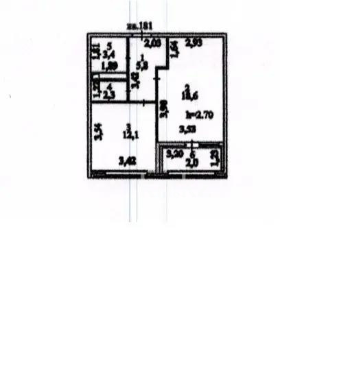 Продажа 1-комнатной квартиры, 44.2 м², ул. Нурмагамбетова, дом  23/1 - Продажа квартир в Астане фото 1 из 1