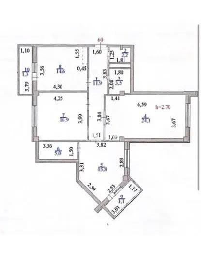 Продажа 3-комнатной квартиры, 97 м², Астана-Караганда тр., дом  23 в Астане - фото 2