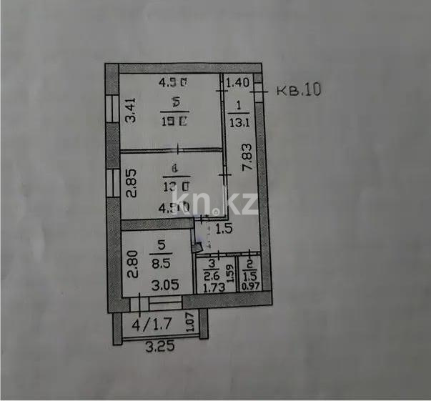 Продажа 2-комнатной квартиры, 58 м² в Астане - фото 3