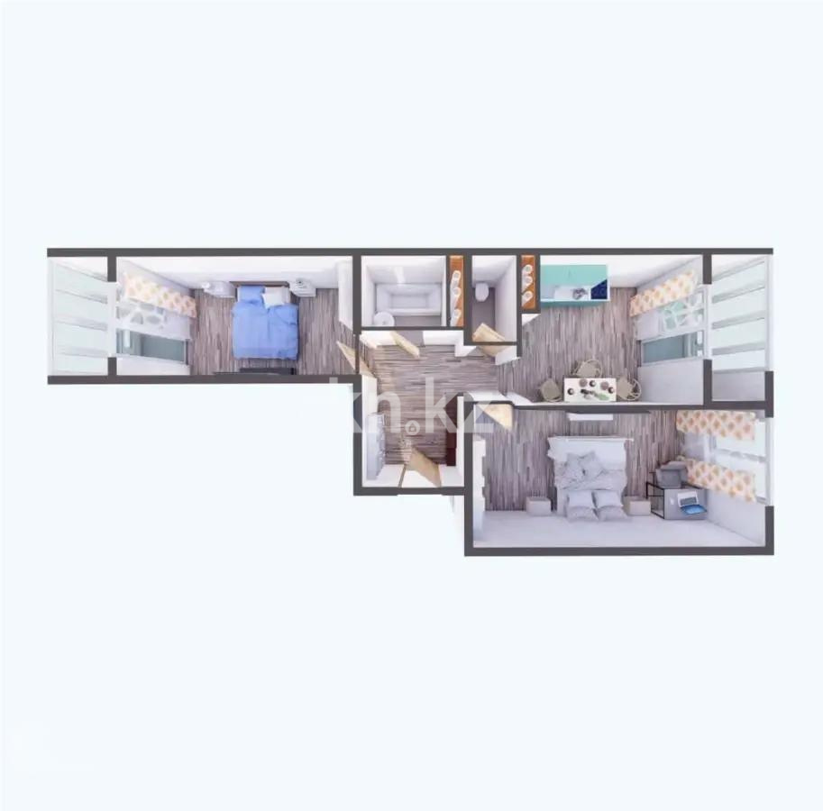 Продажа 3-комнатной квартиры, 73.5 м², ул. Алтын орда, дом  7 стр - Продажа  трехкомнатных квартир в Алматы с фото фото 1 из 1