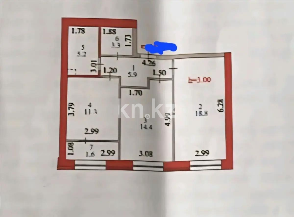 Продажа 2-комнатной квартиры, 60.5 м² - Продажа квартир в Астане - страница 11 фото 1 из 1