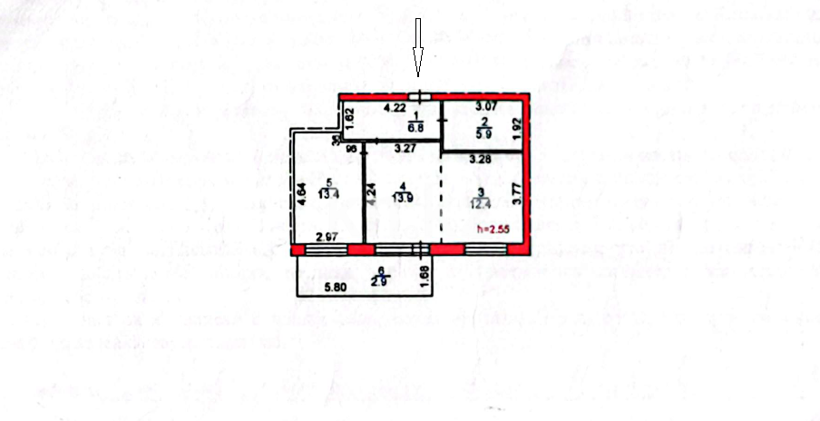 Продажа 2-комнатной квартиры, 55 м² - Продажа квартир в Караганде - страница 3 фото 27 из 27