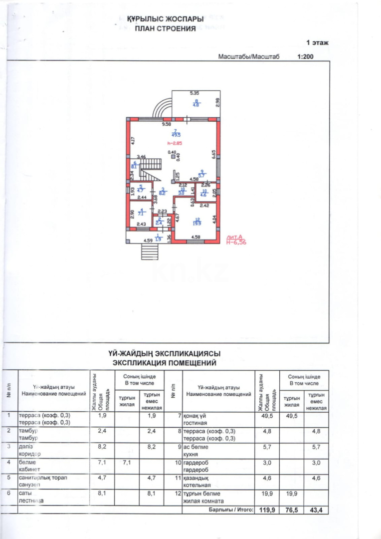 Продажа 6-комнатного дома, 239 м², ул. Басенова - Продажа домов и коттеджей в Алматы фото 13 из 23