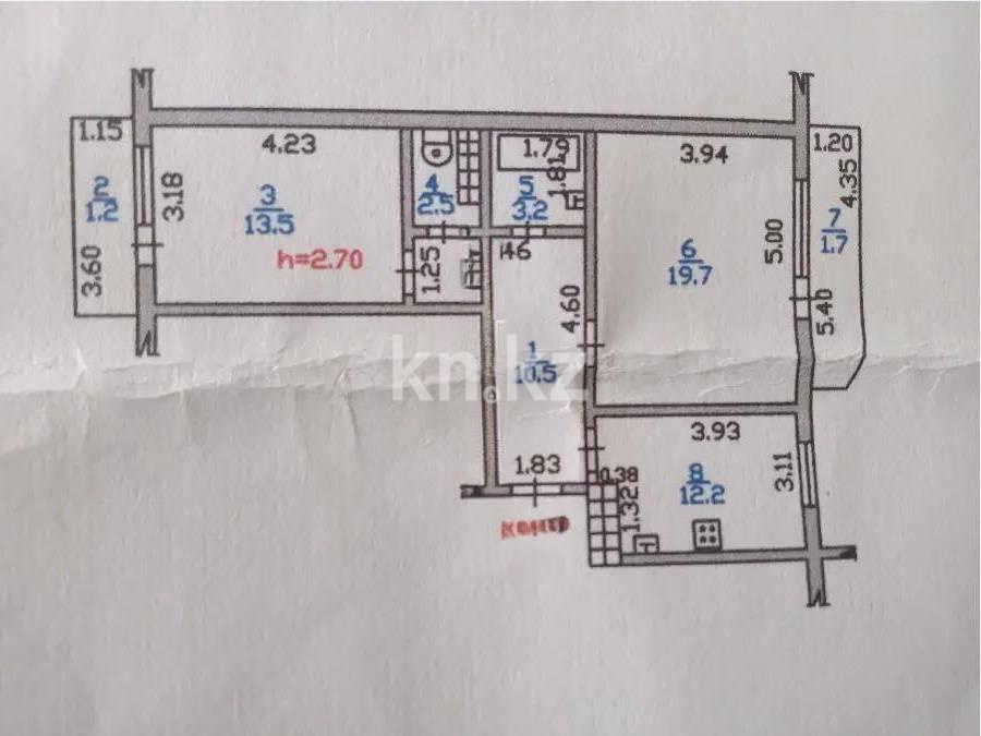 Продажа 2-комнатной квартиры, 64.5 м² - Недвижимость в Казахстане - страница 11 фото 6 из 6