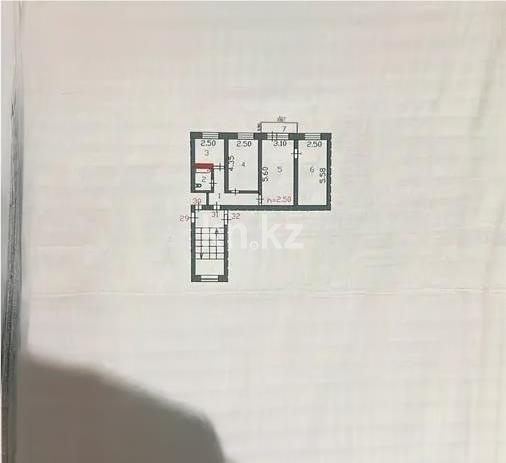 Продажа 3-комнатной квартиры, 56 м², ул. Абая, дом  48 - Продажа и аренда недвижимости в Абае фото 4 из 4