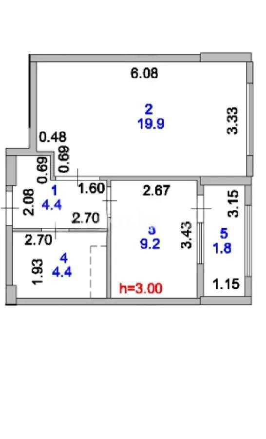 Продажа 1-комнатной квартиры, 40 м², ул. Е-36, дом  5 - Продажа  однокомнатных квартир в Астане фото 1 из 1
