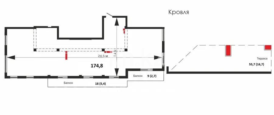Продажа 4-комнатной квартиры, 202.3 м² - Недвижимость в Казахстане - страница 10 фото 1 из 1