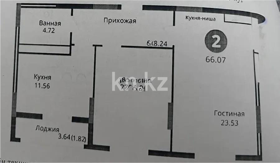 Продажа 3-комнатной квартиры, 67 м², ул. Е-429, дом  14 - Продажа  трехкомнатных квартир в Астане с фото фото 1 из 1