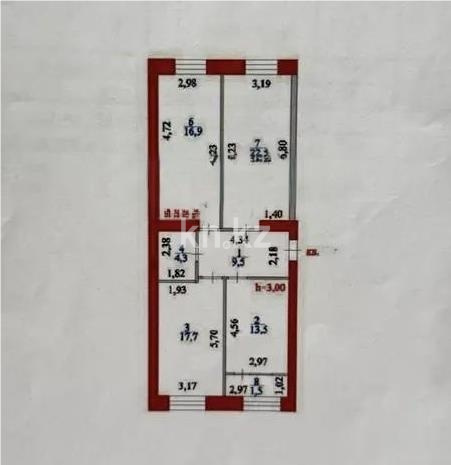 Продажа 3-комнатной квартиры, 90.6 м² в Астане - фото 8