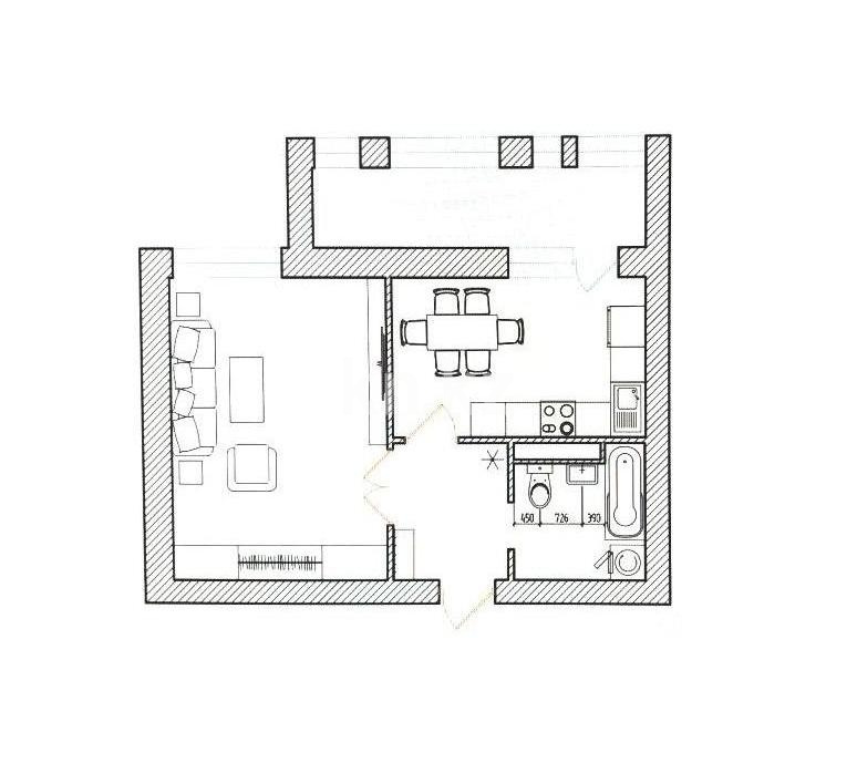 Аренда 1-комнатной квартиры, 45 м², пр. Мангилик Ел, дом  52 - пр. Улы Дала в Астане - фото 9