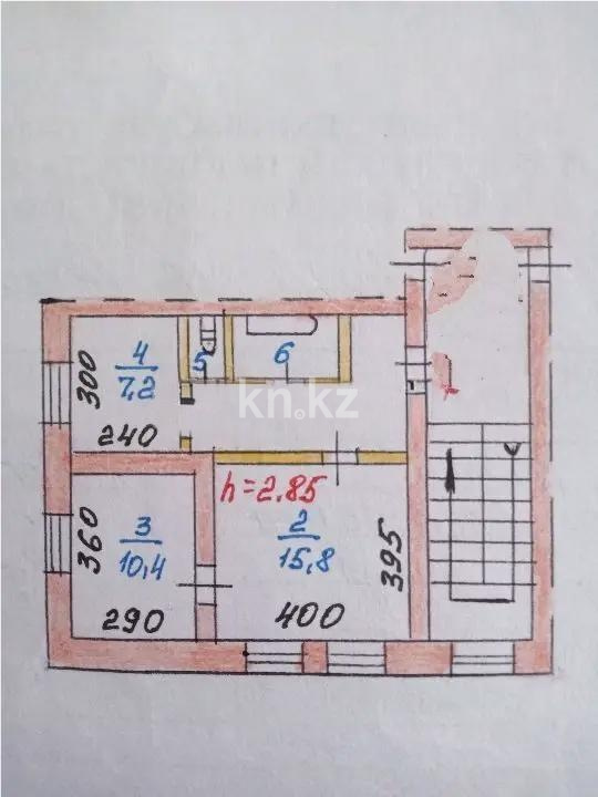 Продажа 2-комнатной квартиры, 45 м² - Продажа двухкомнатных квартир в Абае - страница 2 фото 1 из 1