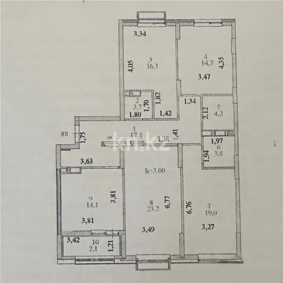 Продажа 4-комнатной квартиры, 117.3 м² - Продажа квартир в р-не Сарыарка Астаны - страница 4 фото 4 из 4