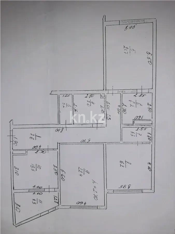 Продажа 3-комнатной квартиры, 116 м² в Алматы - фото 8
