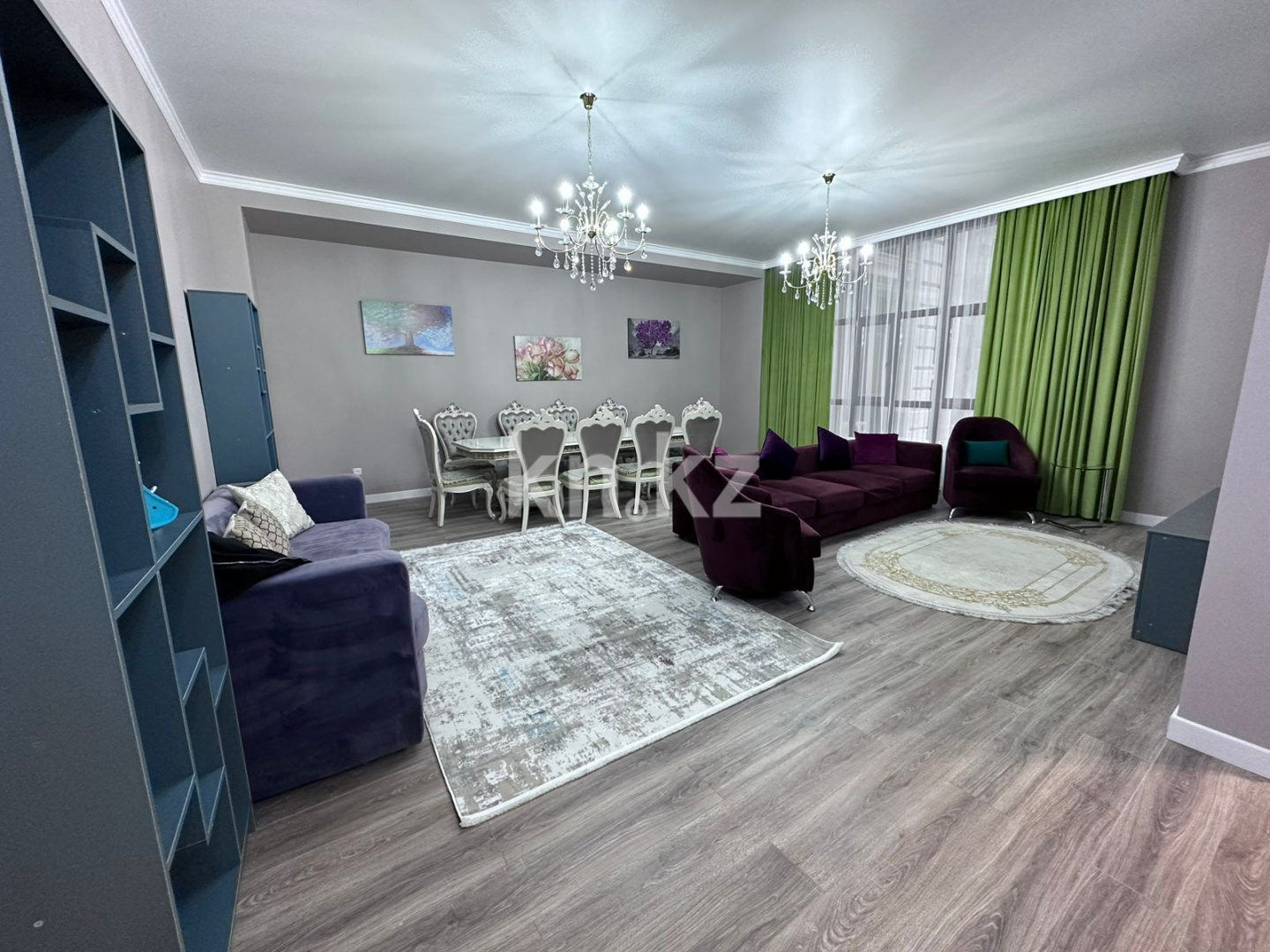 Аренда 4-комнатной квартиры, 180 м², ул. Акмешит, дом  19/1 - пр. Улы Дала - Аренда  четырехкомнатных квартир помесячно в Астане фото 1 из 10