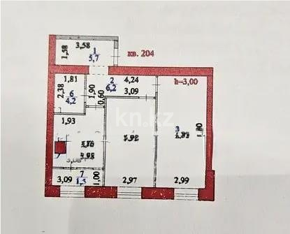 Продажа 2-комнатной квартиры, 64.4 м², ул. Нажимеденова, дом  30/1 - Продажа квартир в Карагандинской области фото 1 из 1