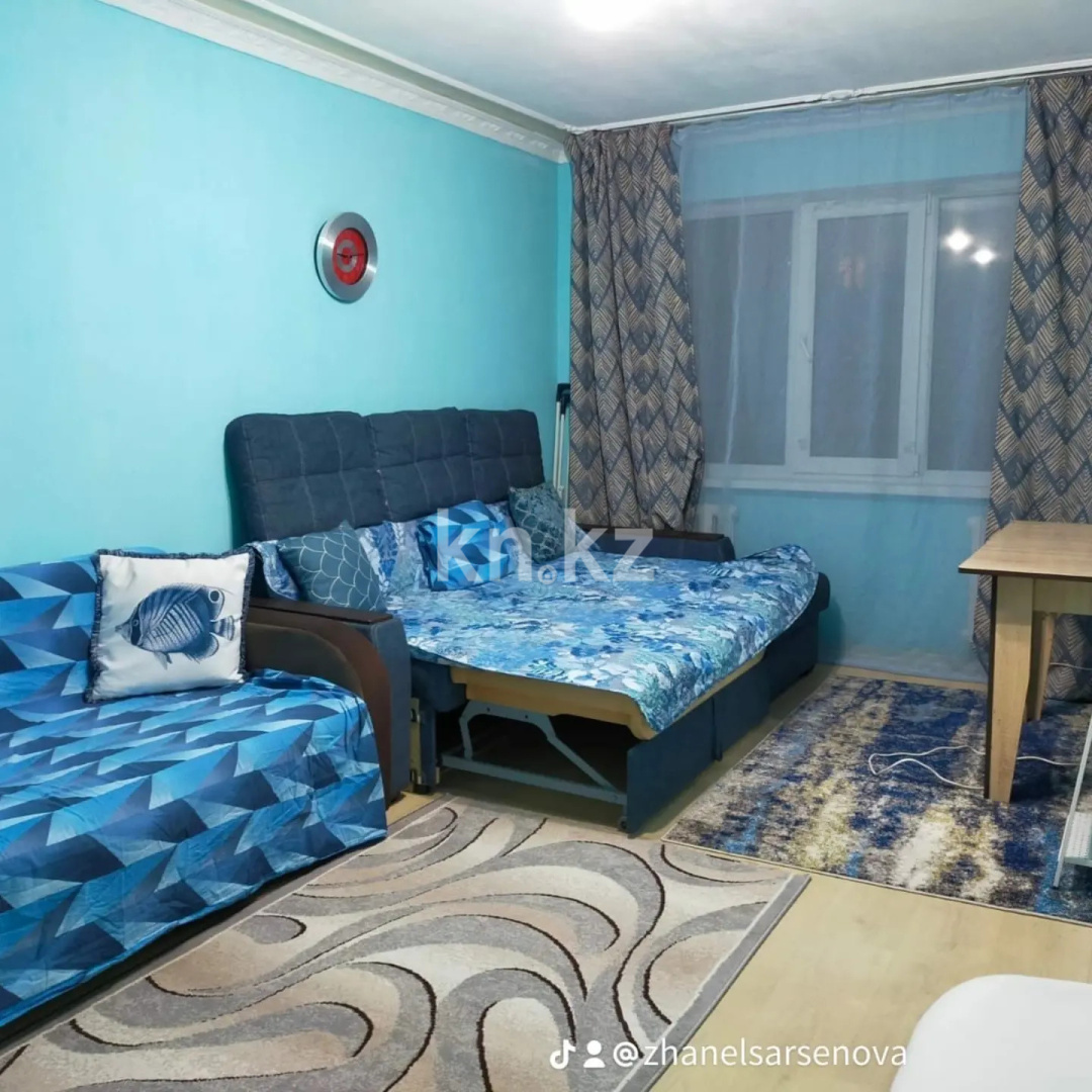 Аренда 1-комнатной квартиры посуточно, 33 м², ул. Панфилова, дом  24 - Аренда  однокомнатных квартир посуточно в Алматы с фото фото 1 из 7