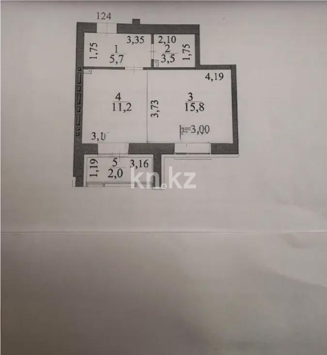 Продажа 1-комнатной квартиры, 38.2 м², ул. А-52, дом  2 - Продажа  однокомнатных квартир в новостройках Астаны фото 1 из 1