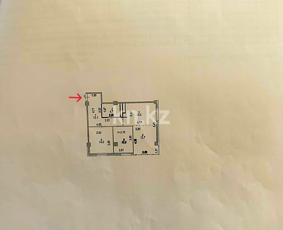 Продажа 3-комнатной квартиры, 70 м², пр. Абая, дом  10 - пр. Сарыарка в Астане - фото 8