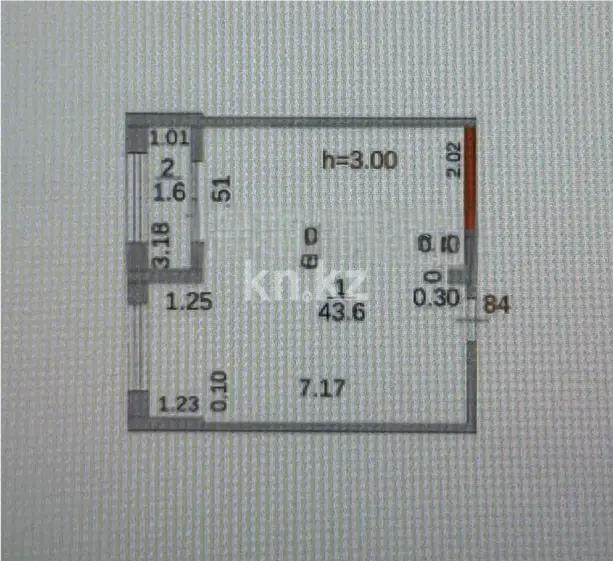 Продажа 1-комнатной квартиры, 45 м² - Продажа квартир в монолитно-каркасном доме в Караганде фото 4 из 4