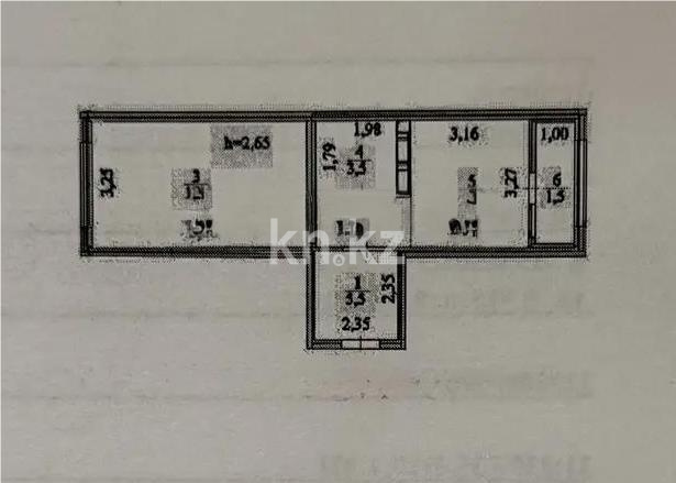 Продажа 1-комнатной квартиры, 42.5 м² - Продажа зданий в Усть-Каменогорске фото 4 из 4