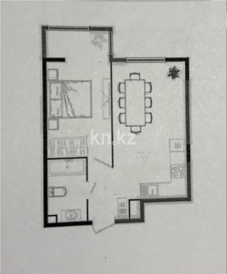 Продажа 1-комнатной квартиры, 40.52 м², ул. Халиуллина, дом  196/1 стр в Алматы