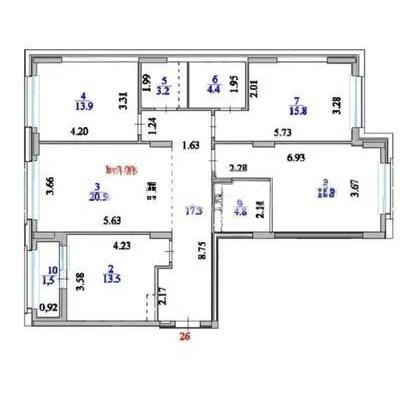 Продажа 4-комнатной квартиры, 114 м² в Астане
