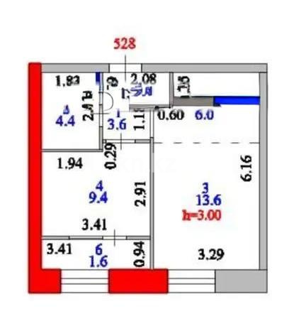 Продажа 2-комнатной квартиры, 40.6 м², ул. Е-15, дом  16 в Астане - фото 4