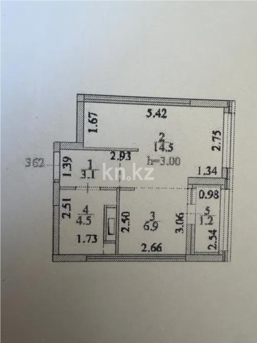 Продажа 1-комнатной квартиры, 30 м² - Продажа однокомнатных квартир в Астане - страница 6 фото 1 из 1