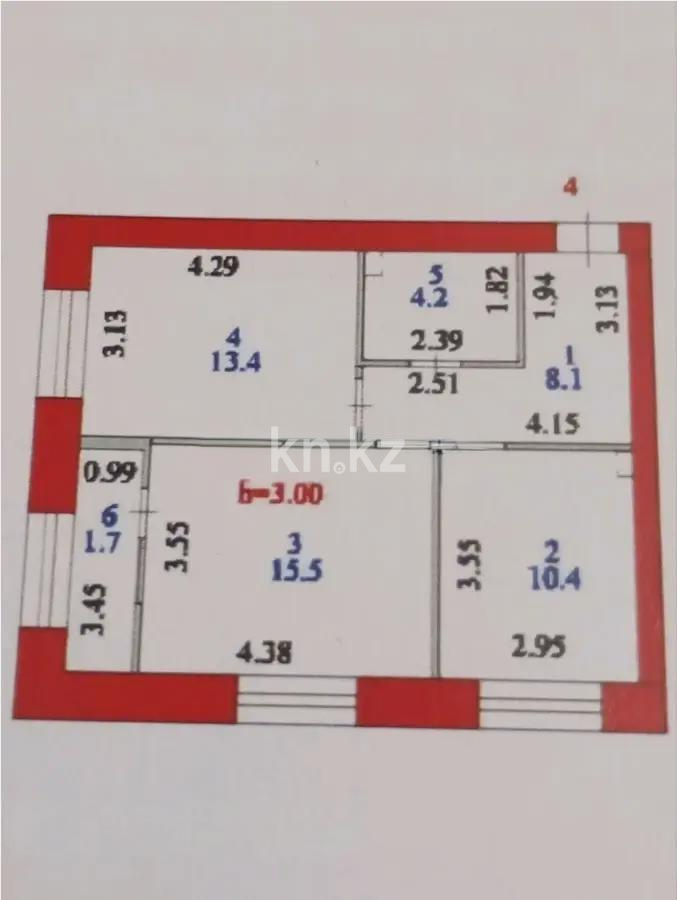 Продажа 2-комнатной квартиры, 59.3 м², ул. Айтматова, дом  77/7 в Астане