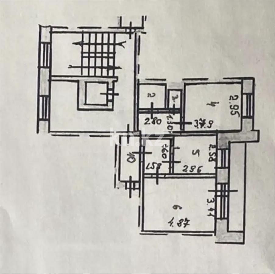 Продажа 2-комнатной квартиры, 47 м², мкр-н Восток-3, дом  19 в Караганде - фото 6