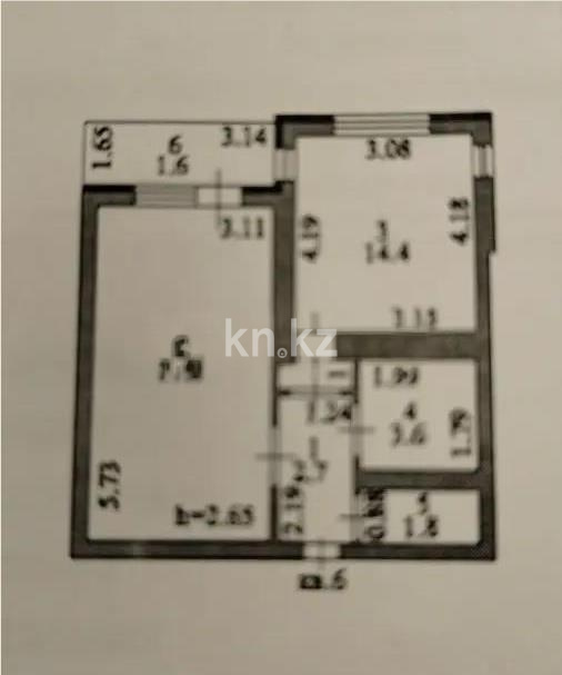 Продажа 1-комнатной квартиры, 41.9 м² в Астане - фото 5