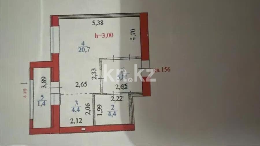 Продажа 1-комнатной квартиры, 37 м² в Астане - фото 5