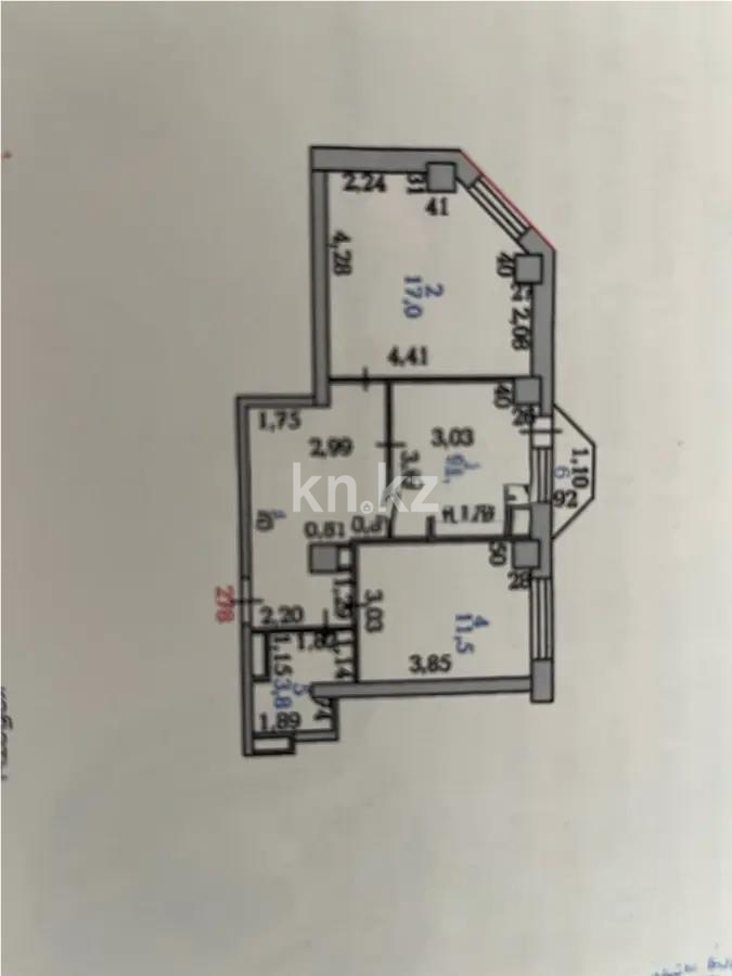 Продажа 2-комнатной квартиры, 55.1 м², ул. Мустафина, дом  21/2 - Продажа квартир в новостройках Астаны без посредников с фото фото 1 из 1