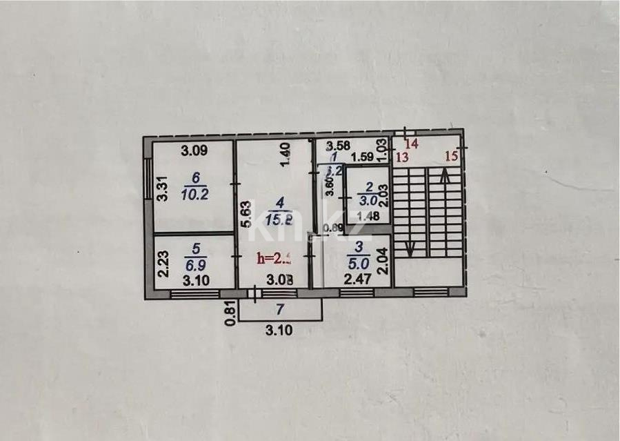 Продажа 3-комнатной квартиры, 47 м² - Продажа квартир от собственников в Караганде - страница 8 фото 7 из 7