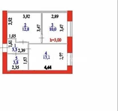 Продажа 2-комнатной квартиры, 43.1 м² в Астане - фото 4