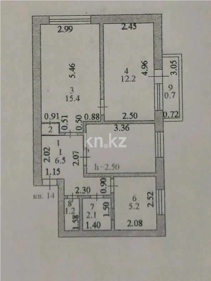 Продажа 3-комнатной квартиры, 53 м² в Астане - фото 7