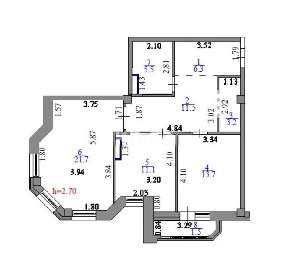 Продажа 3-комнатной квартиры, 74.5 м² - Продажа квартир в Астане без посредников - страница 42 фото 5 из 5