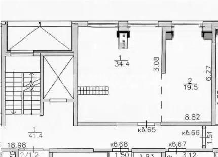 Продажа 2-комнатной квартиры, 53.9 м² - Продажа жилой и коммерческой недвижимости в Алматы фото 1 из 1