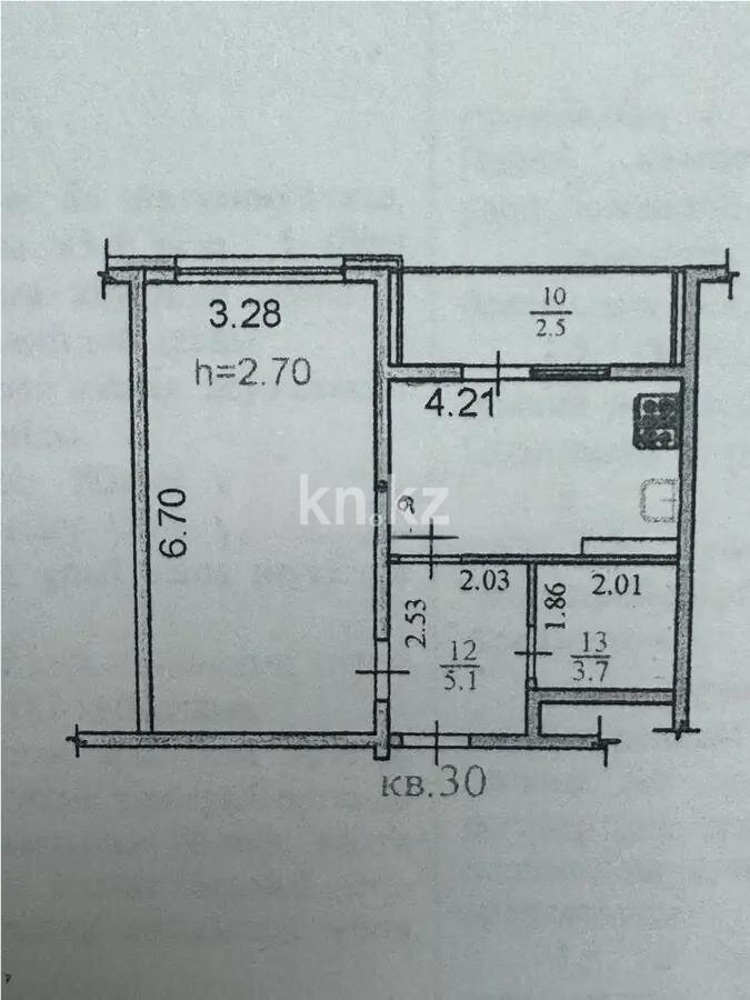 Продажа 1-комнатной квартиры, 40 м² в Алматы - фото 5