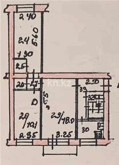 Продажа 3-комнатной квартиры, 57 м², ул. Сатпаева, дом  18в - Продажа  трехкомнатных квартир в Алматы с фото фото 1 из 1