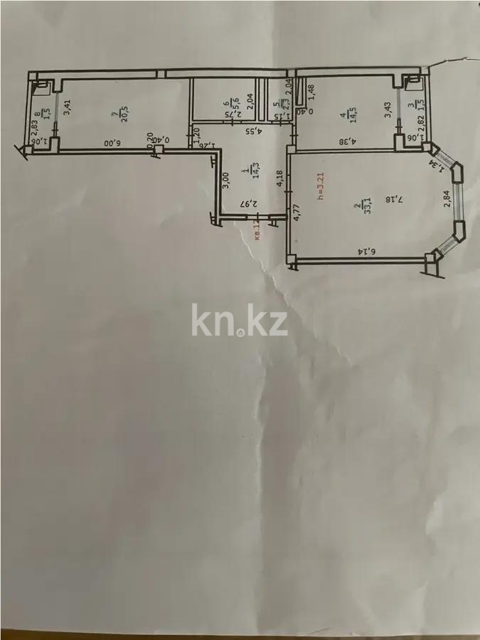 Продажа 2-комнатной квартиры, 92 м², ул. Сейдимбека, дом  110/1 в Алматы - фото 6