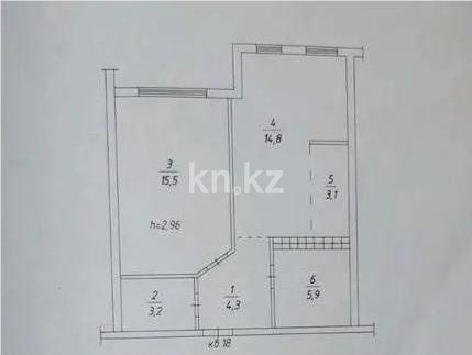 Продажа 2-комнатной квартиры, 48 м² - Продажа квартир в Алматы фото 6 из 6