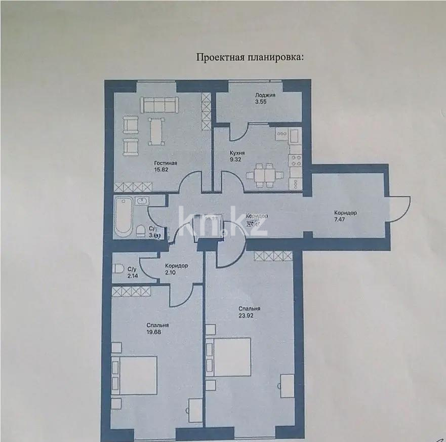 Продажа 3-комнатной квартиры, 96 м² - Продажа недвижимости в Астане - страница 9 фото 1 из 1
