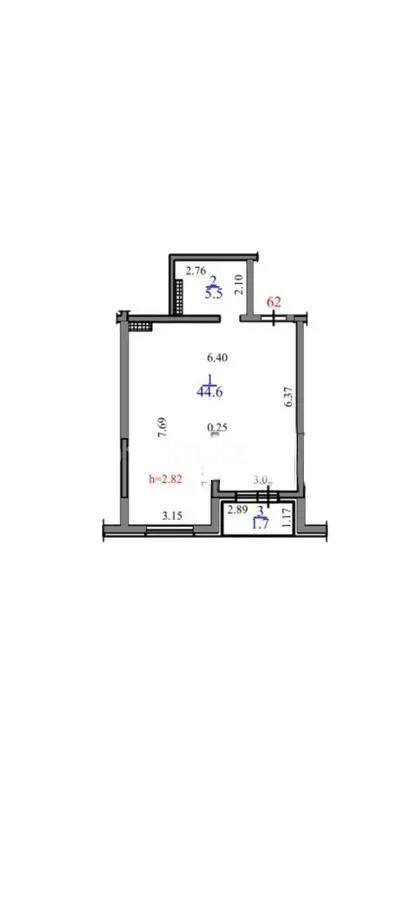 Продажа 2-комнатной квартиры, 50.1 м² в Алматы - фото 2