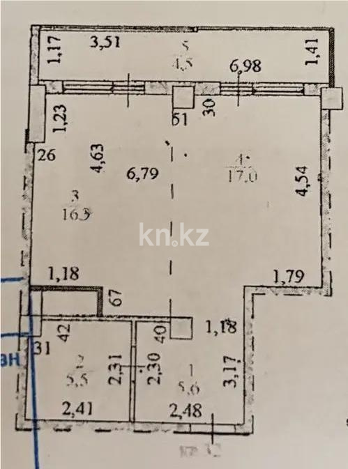 Продажа 2-комнатной квартиры, 49 м² - Продажа  двухкомнатных квартир в новостройках Астаны фото 4 из 4