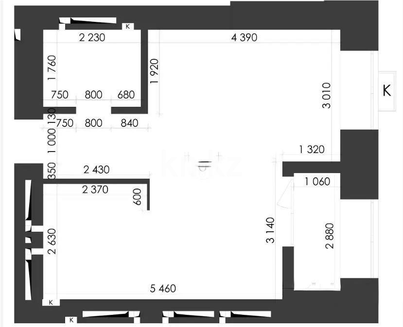 Продажа 1-комнатной квартиры, 39 м², 067 учетный квартал, дом  участок 502 в Караганде
