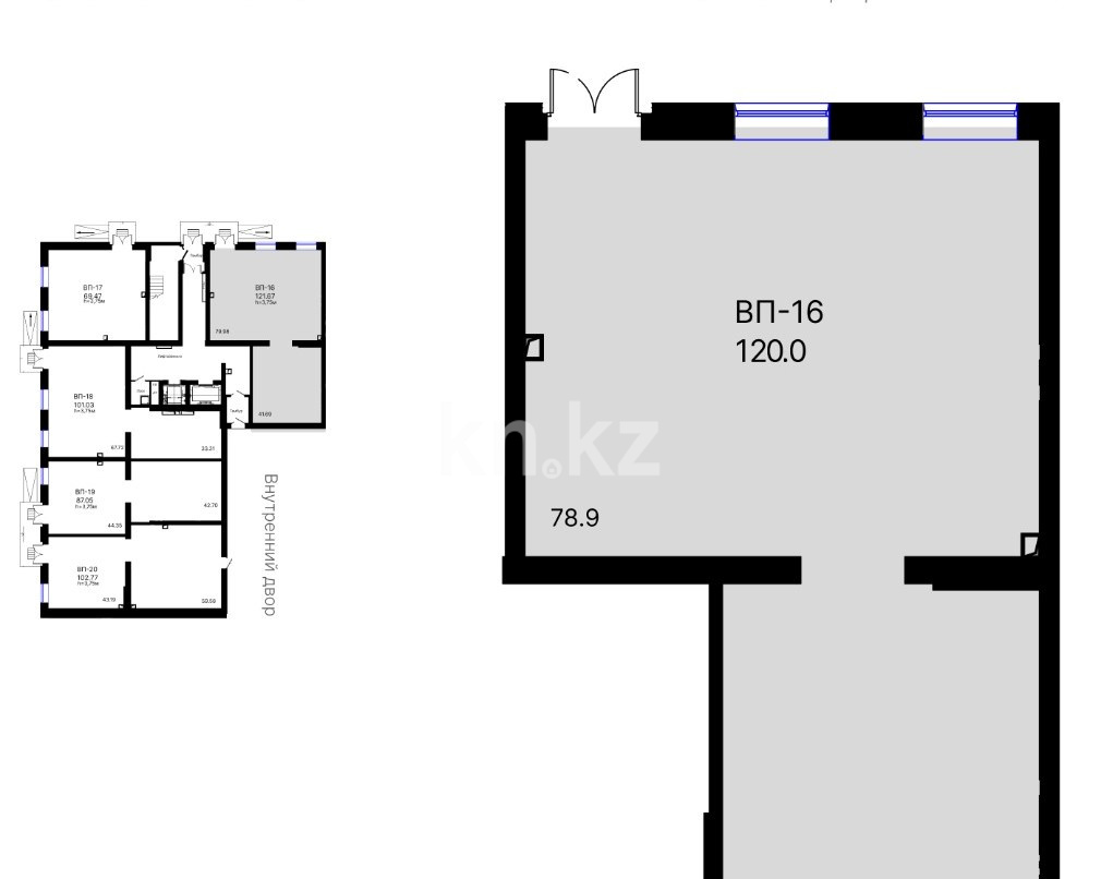 Аренда , Тауелсиздик, дом  25/1 - Аренда офисных и торговых помещений в Астане фото 3 из 3