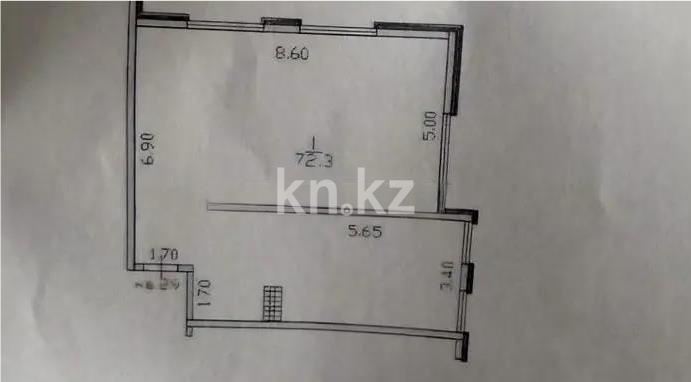 Продажа 3-комнатной квартиры, 72.3 м² в Алматы - фото 2